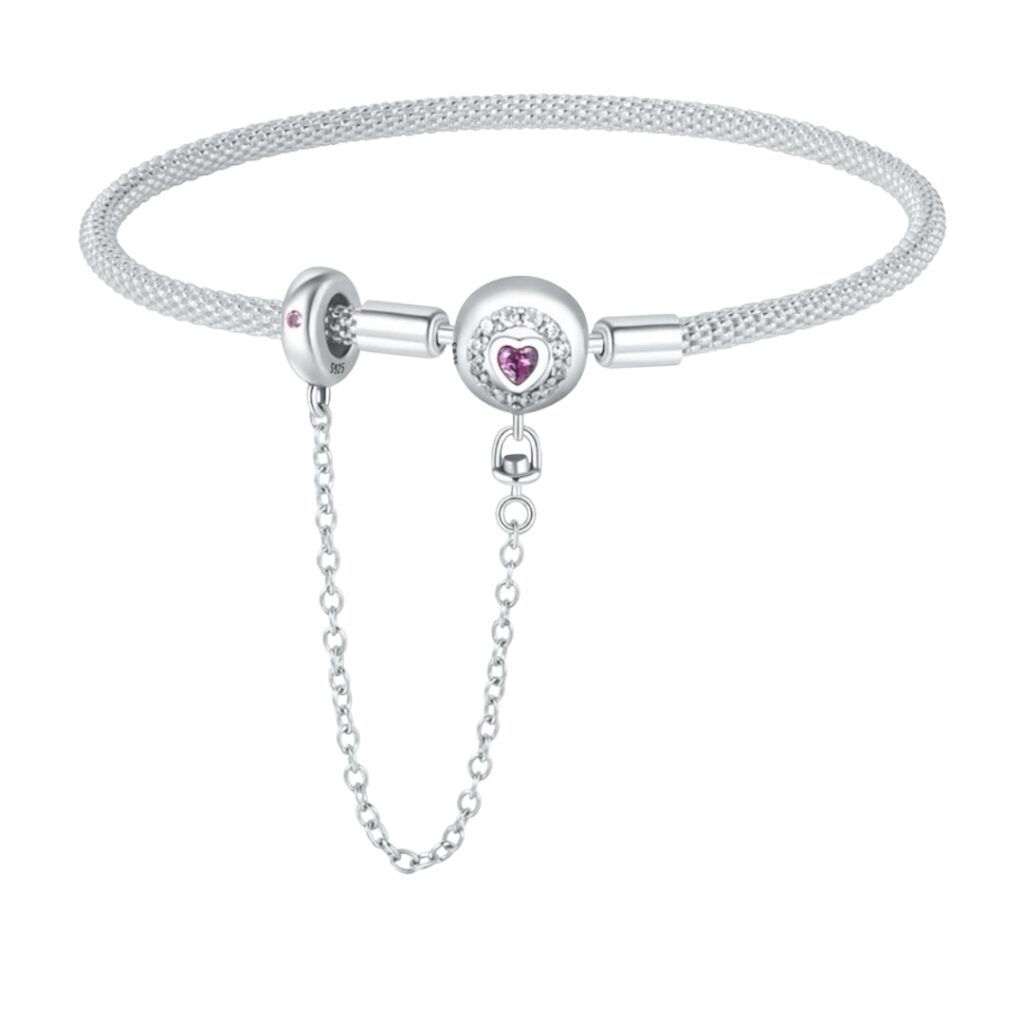 Lavish Sparkling Pink Heart